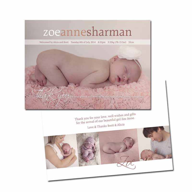 Baby Thank you Cards