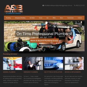 Above & Beyond Plumbing Group Website